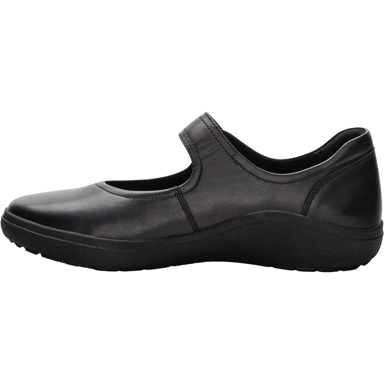 Aetrex Erica Women's Mary Jane Shoes Black Leather - Image 3