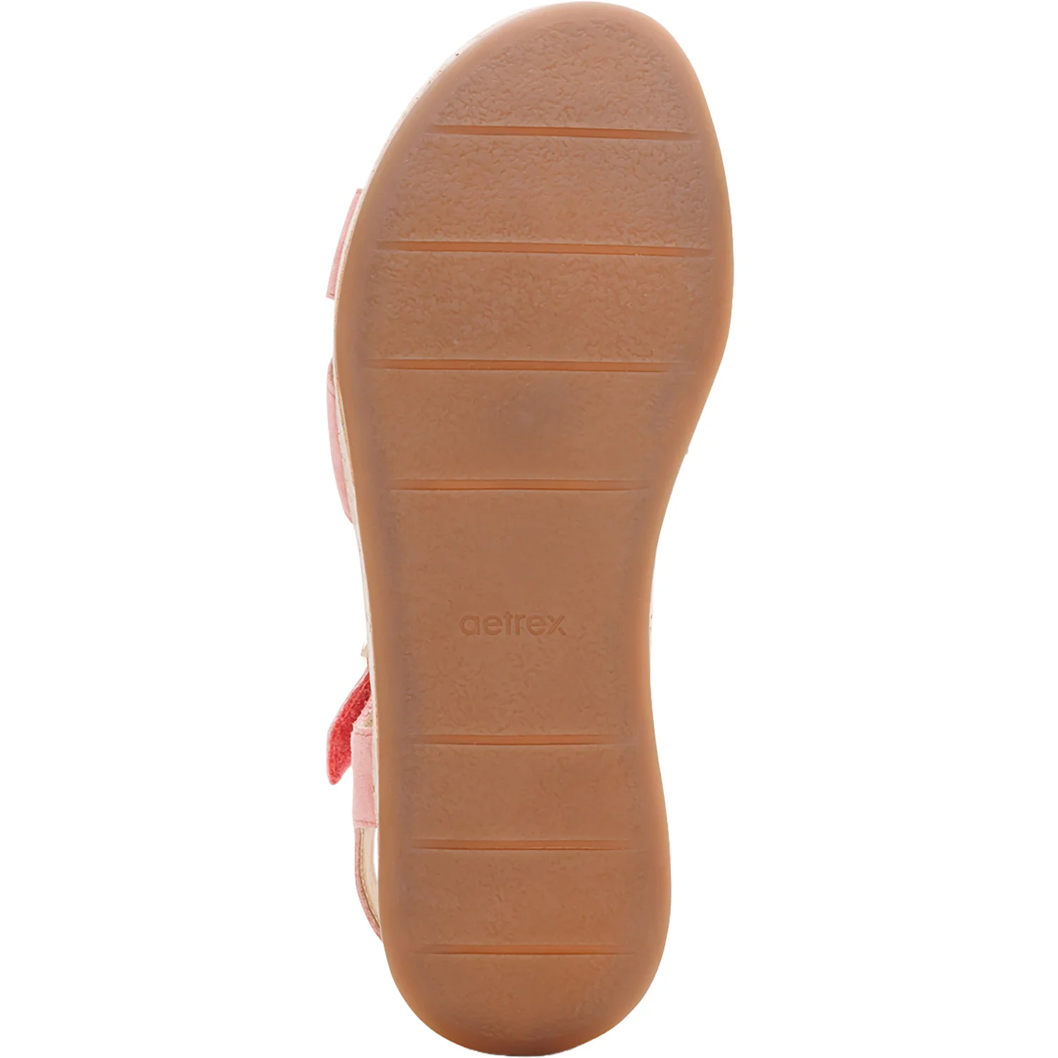 Aetrex Flora Women's Wedge Sandals Antique Rose - Image 4
