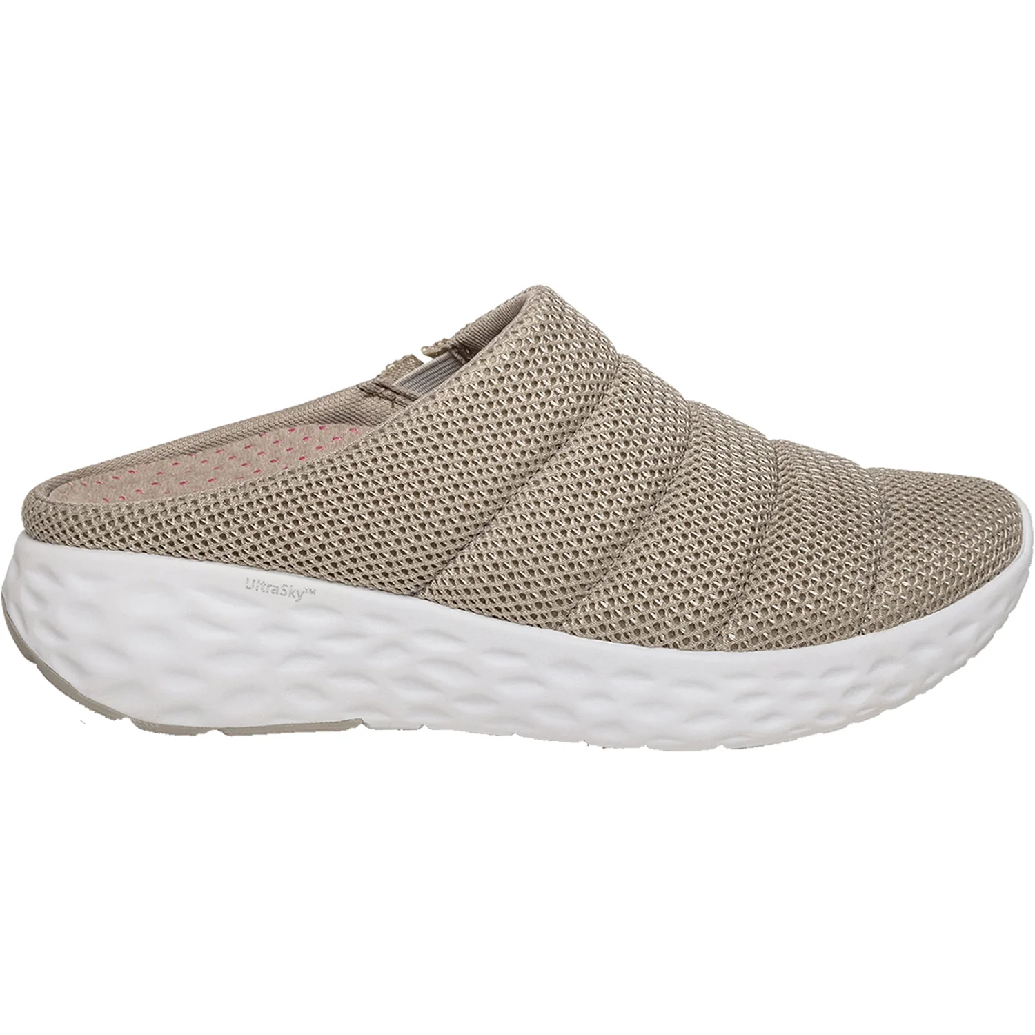 Aetrex Harley Women's Slip On Sneakers Taupe Mesh