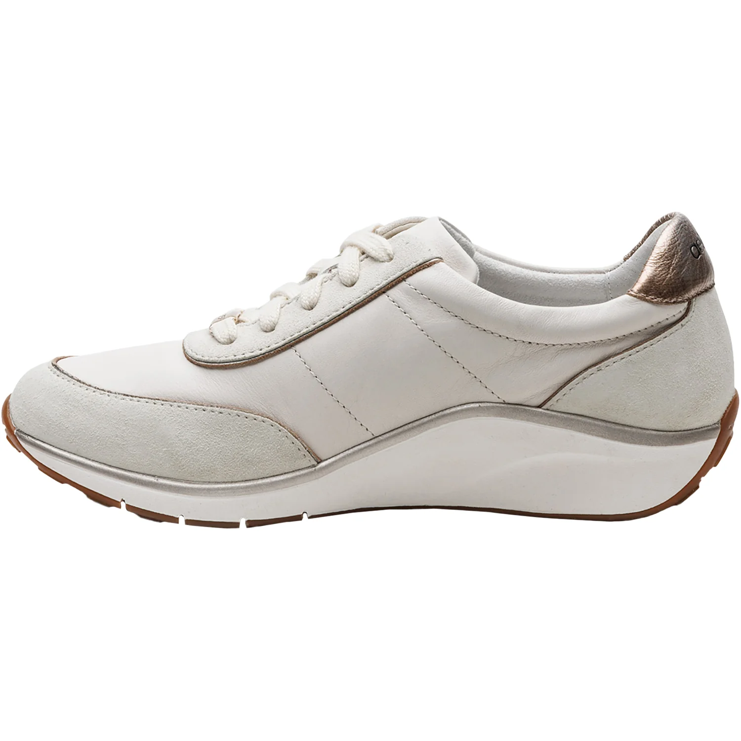 Aetrex Ivy Women's Sporty Lace Up Shoes Chalk - Image 3