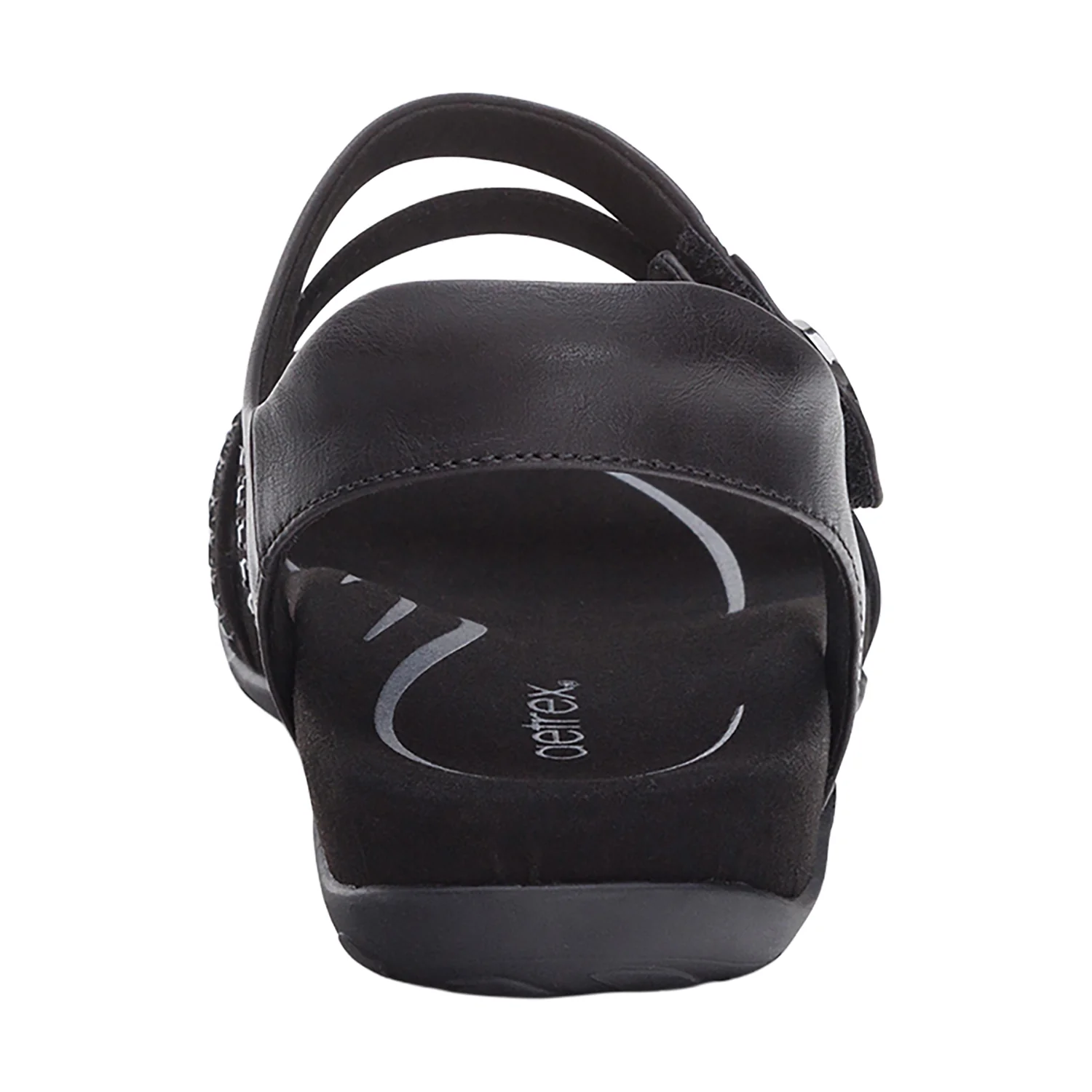 Aetrex Jess Women's Sandals Black Sparkle - Image 7