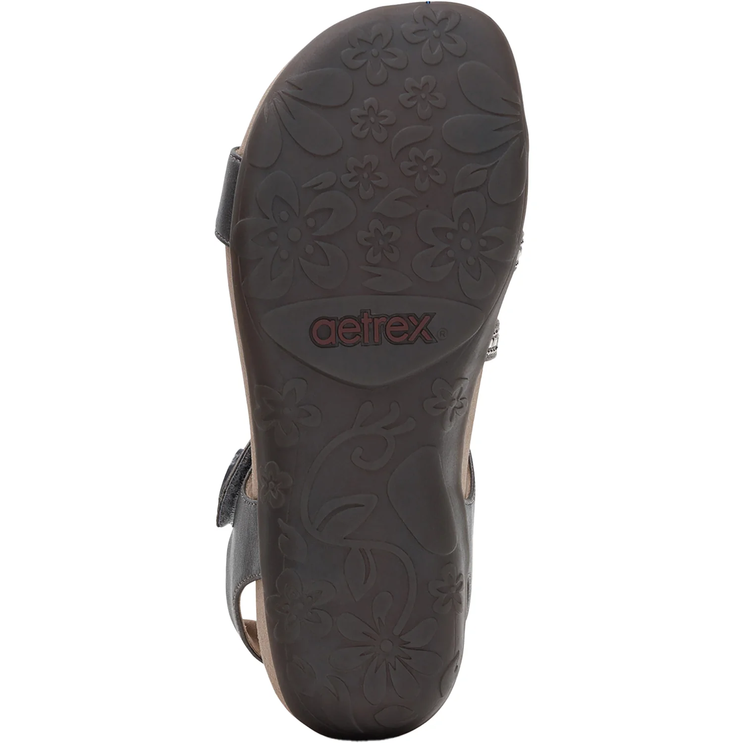 Aetrex Jess Women's Sandals Jeweled Pewter Sparkle - Image 4