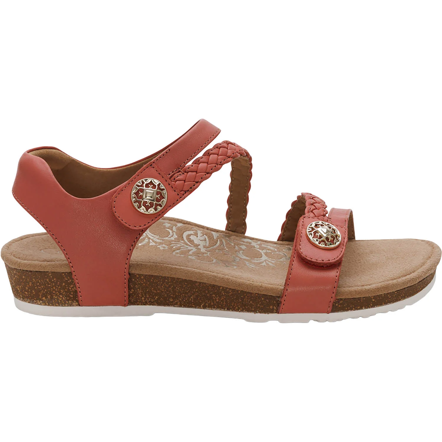 Aetrex Jillian Women's Sandals Antique Rose