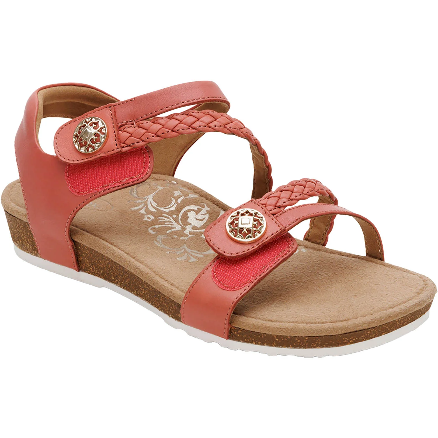 Aetrex Jillian Women's Sandals Antique Rose - Image 6