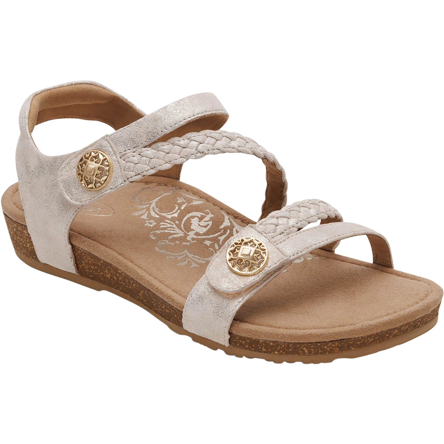 Aetrex Jillian Women's Sandals Champagne - Image 5