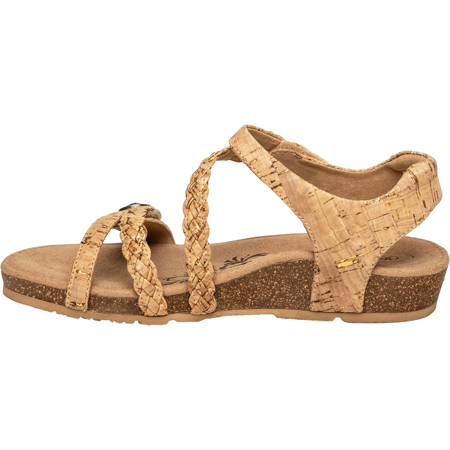 Aetrex Jillian Women's Quarter Strap Sandals Cork - Image 3