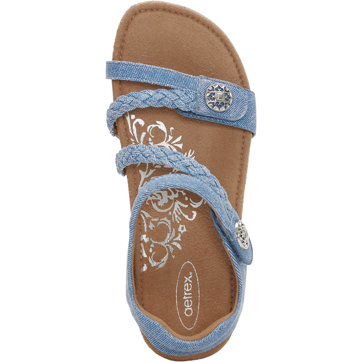 Aetrex Jillian Women's Sandals Denim - Image 2