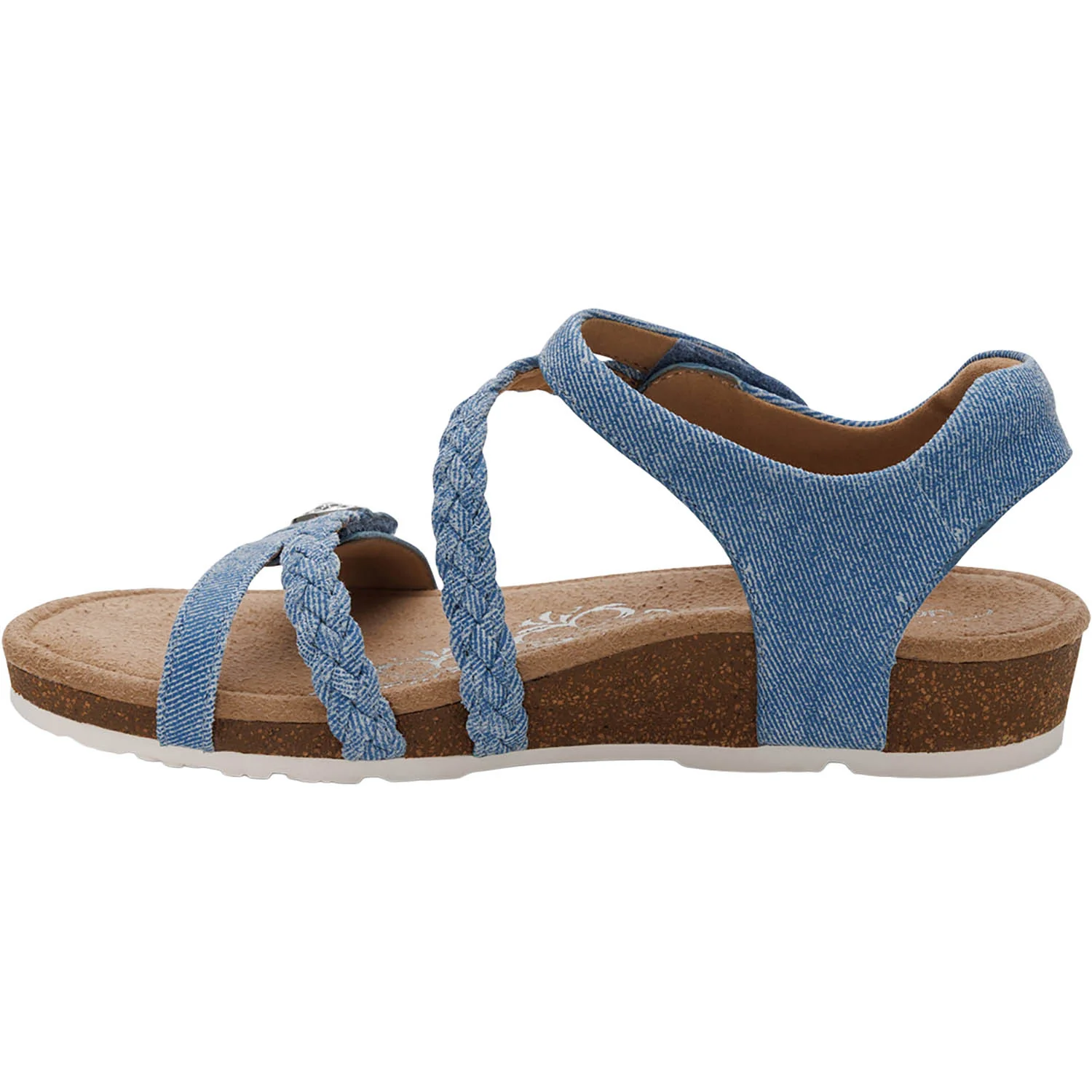 Aetrex Jillian Women's Sandals Denim - Image 3