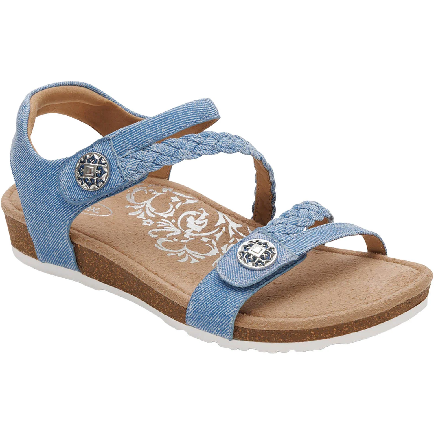Aetrex Jillian Women's Sandals Denim - Image 5