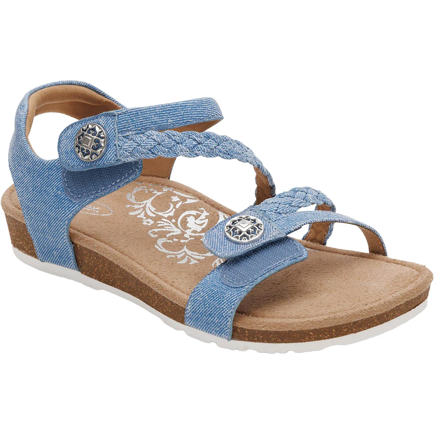 Aetrex Jillian Women's Sandals Denim - Image 6
