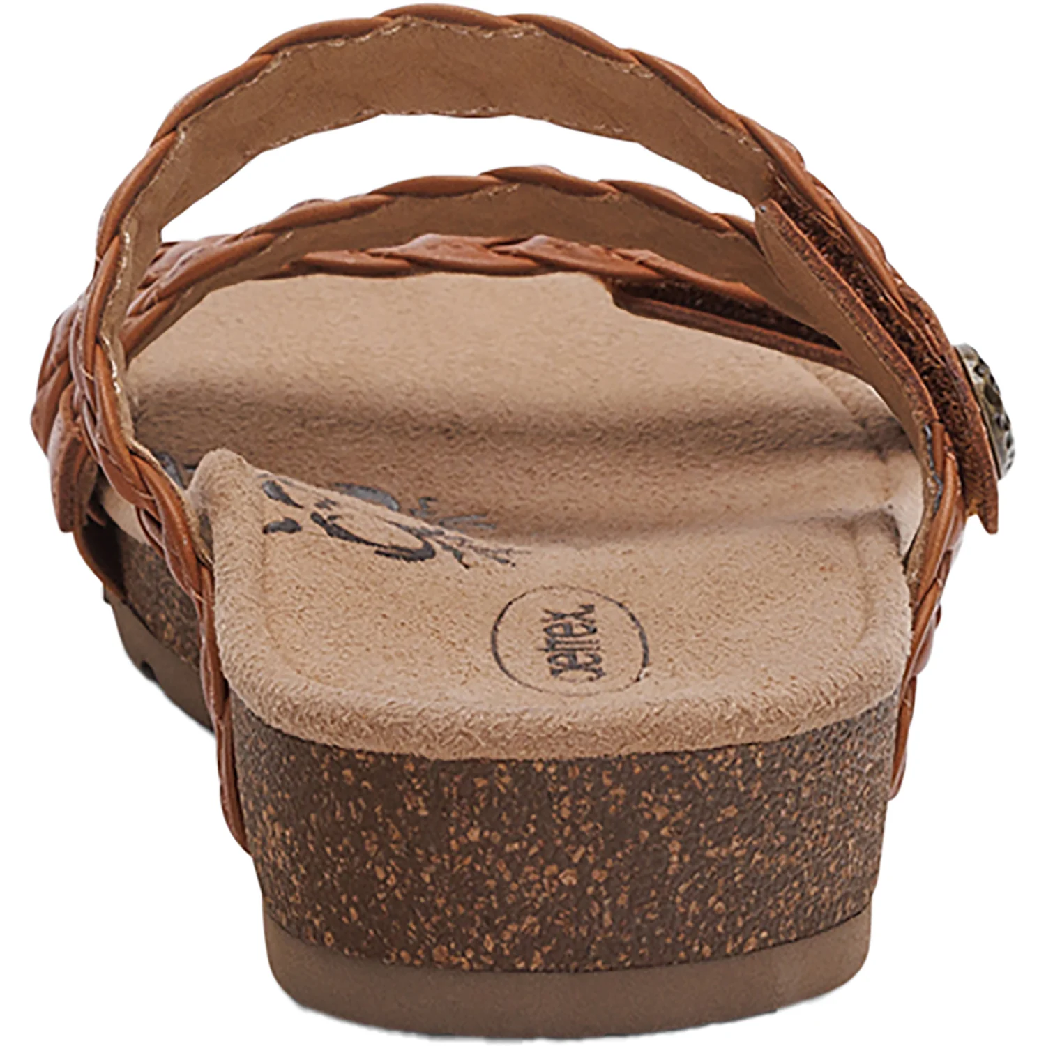 Aetrex Josie Braided Women's Slide Sandals Ginger - Image 7