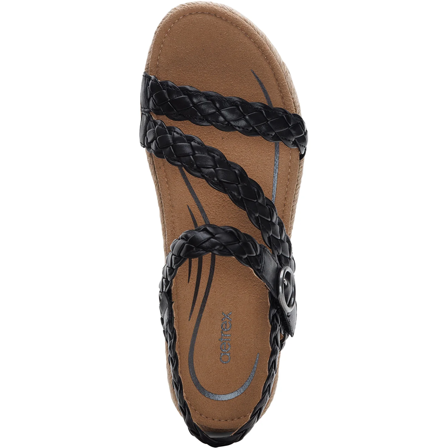 Aetrex Julia Women's Sandals Black - Image 2