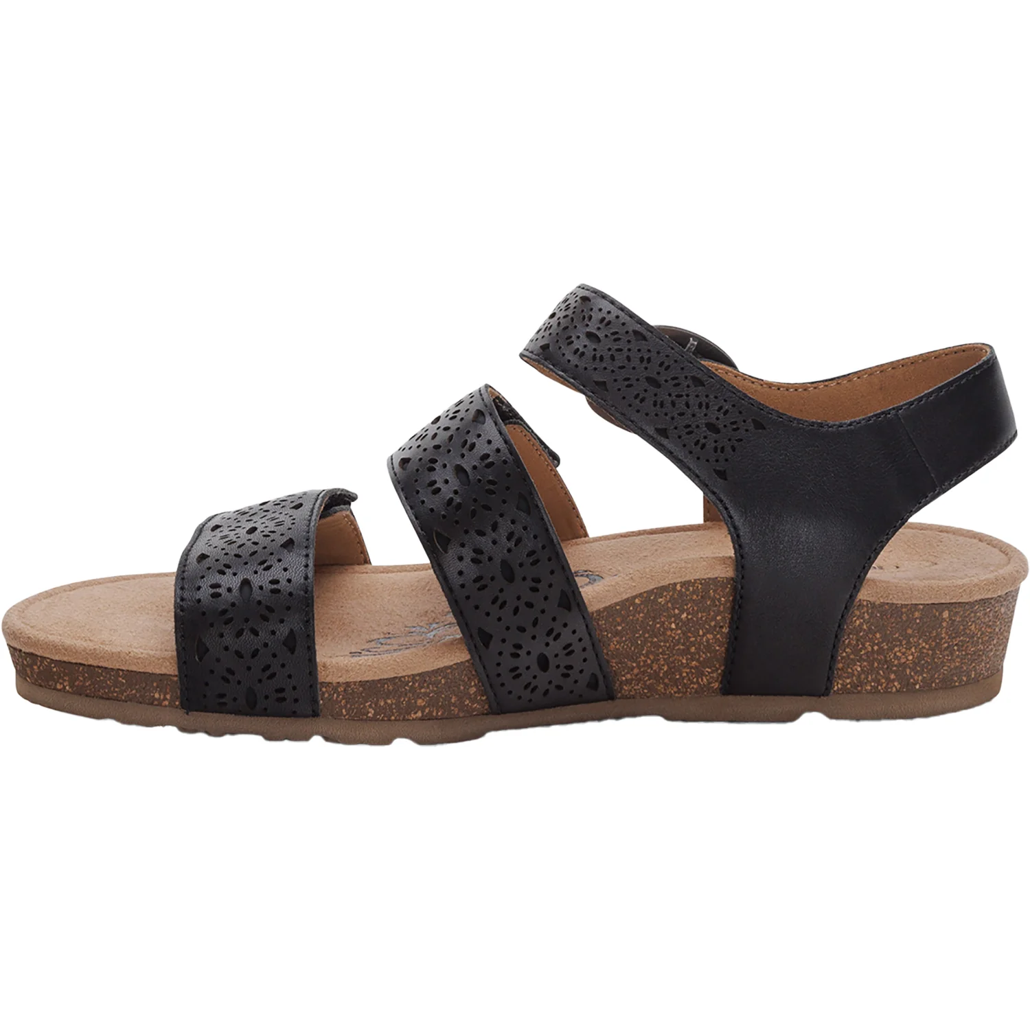 Aetrex Lilly Cutout Women's Sandals Black - Image 3