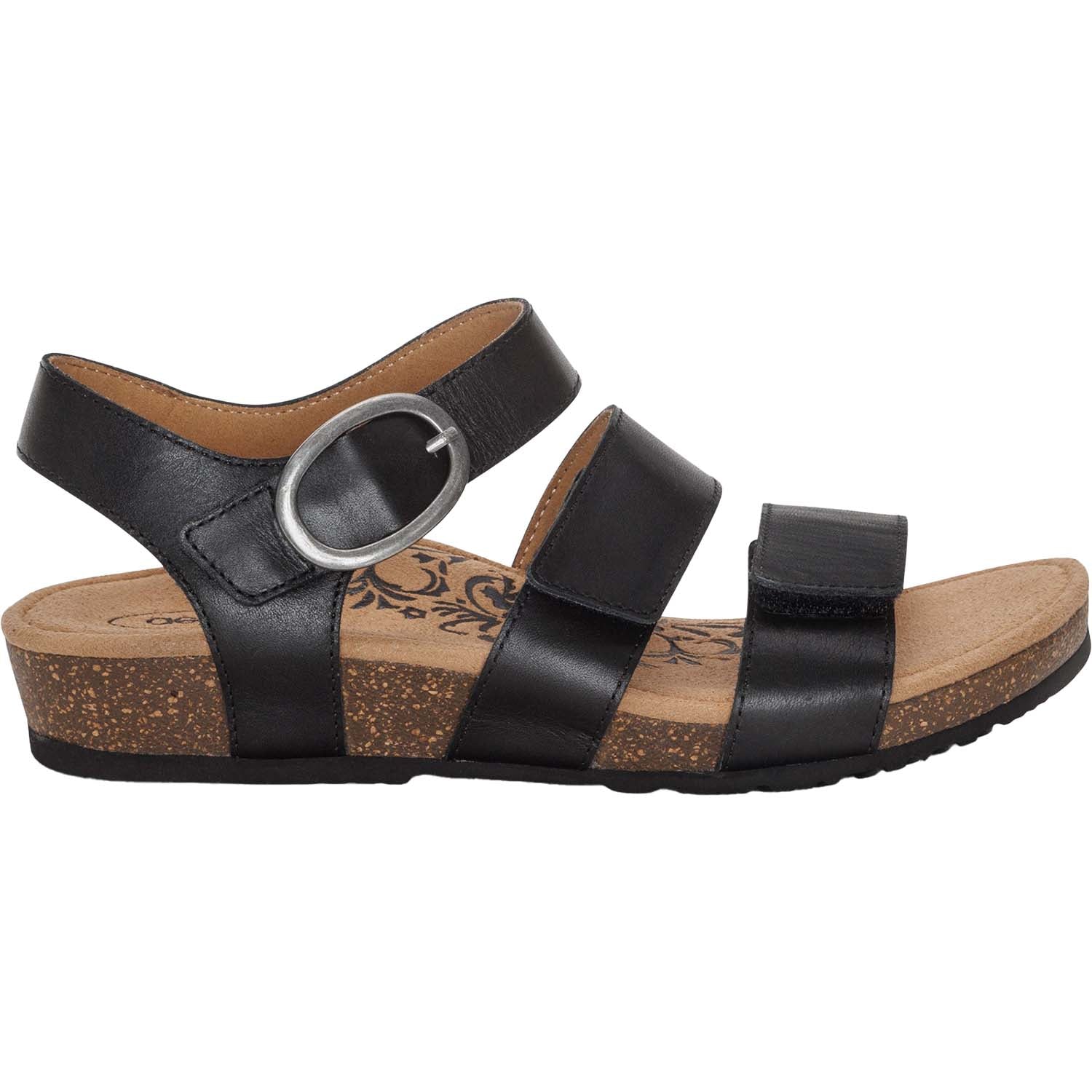 Aetrex Lilly Women's Sandals Black Leather