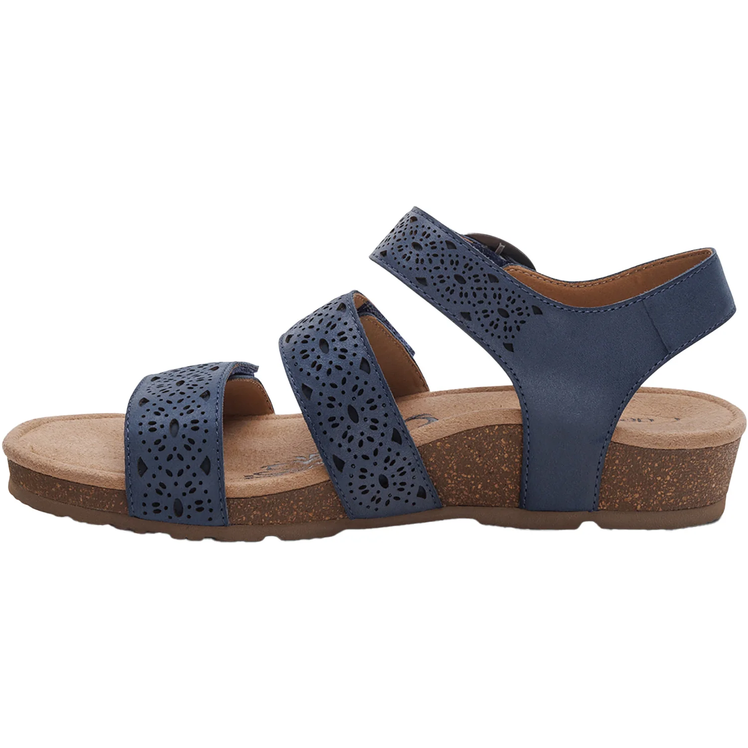 Aetrex Lilly Women's Sandals Navy Cutout - Image 3