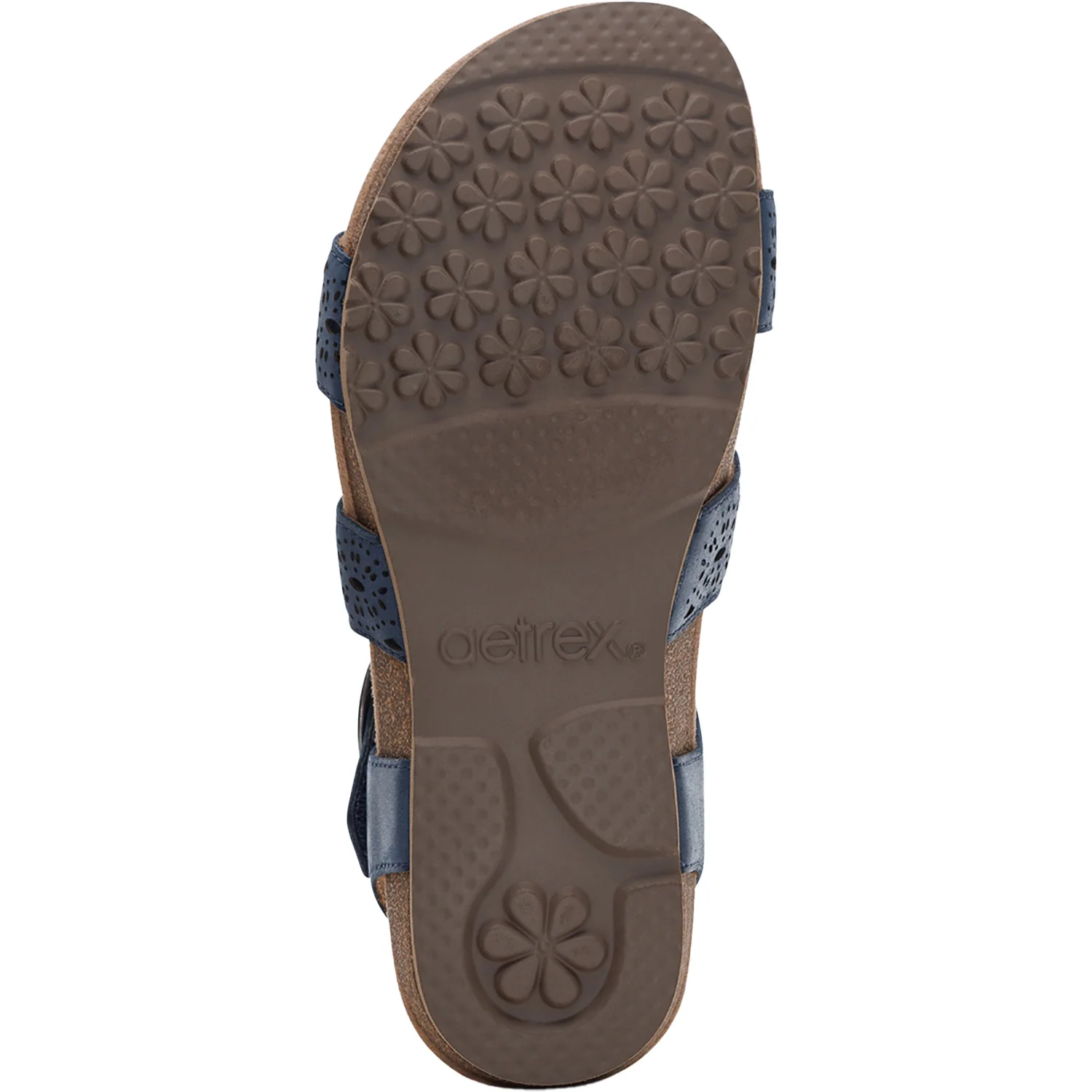 Aetrex Lilly Women's Sandals Navy Cutout - Image 4