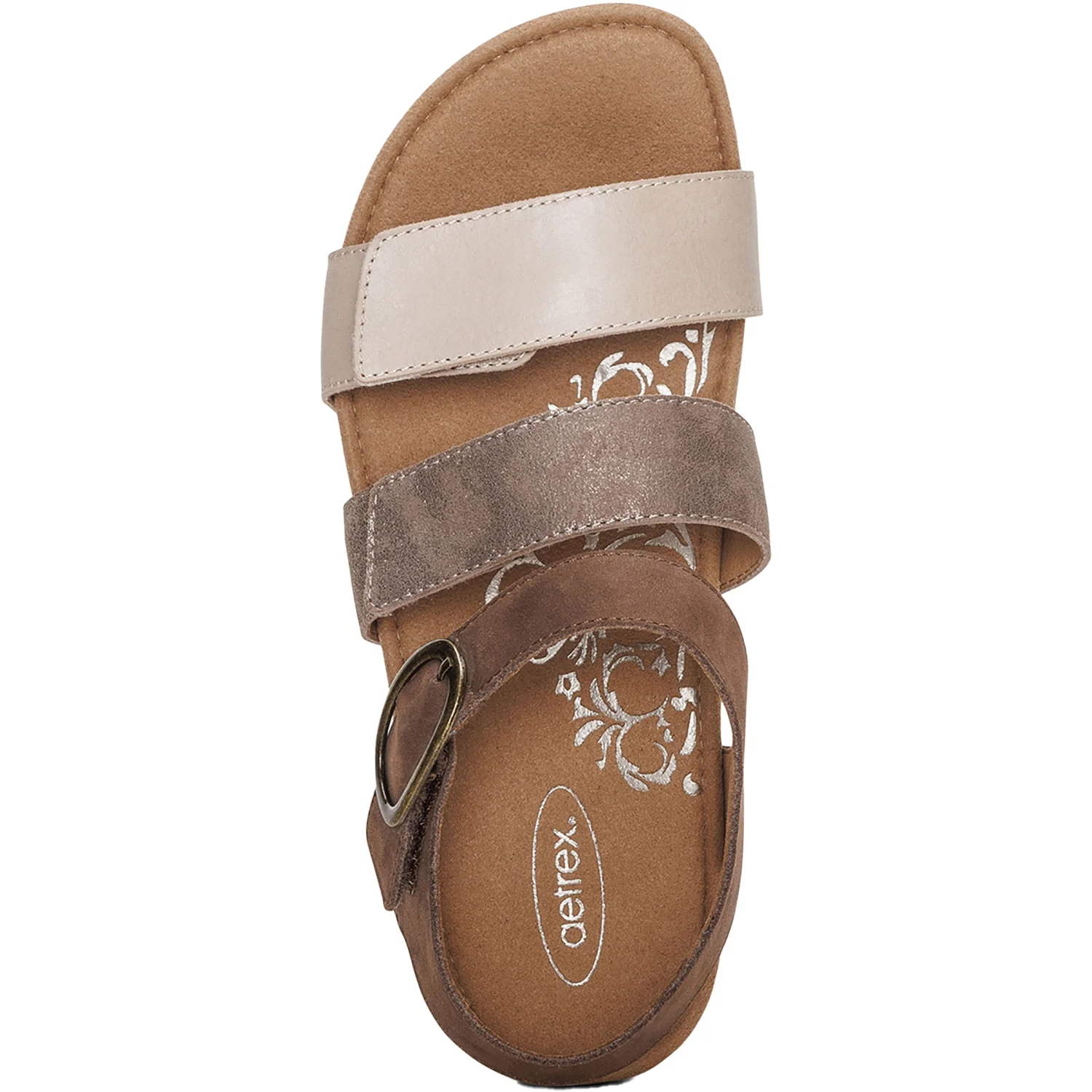 Aetrex Lilly Women's Sandals Taupe Multi - Image 2