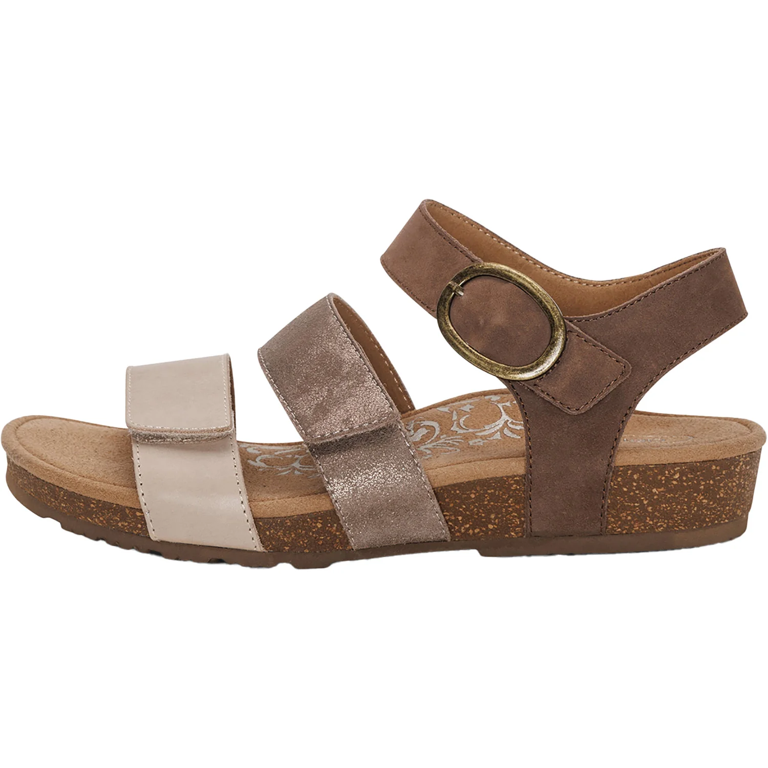 Aetrex Lilly Women's Sandals Taupe Multi - Image 3