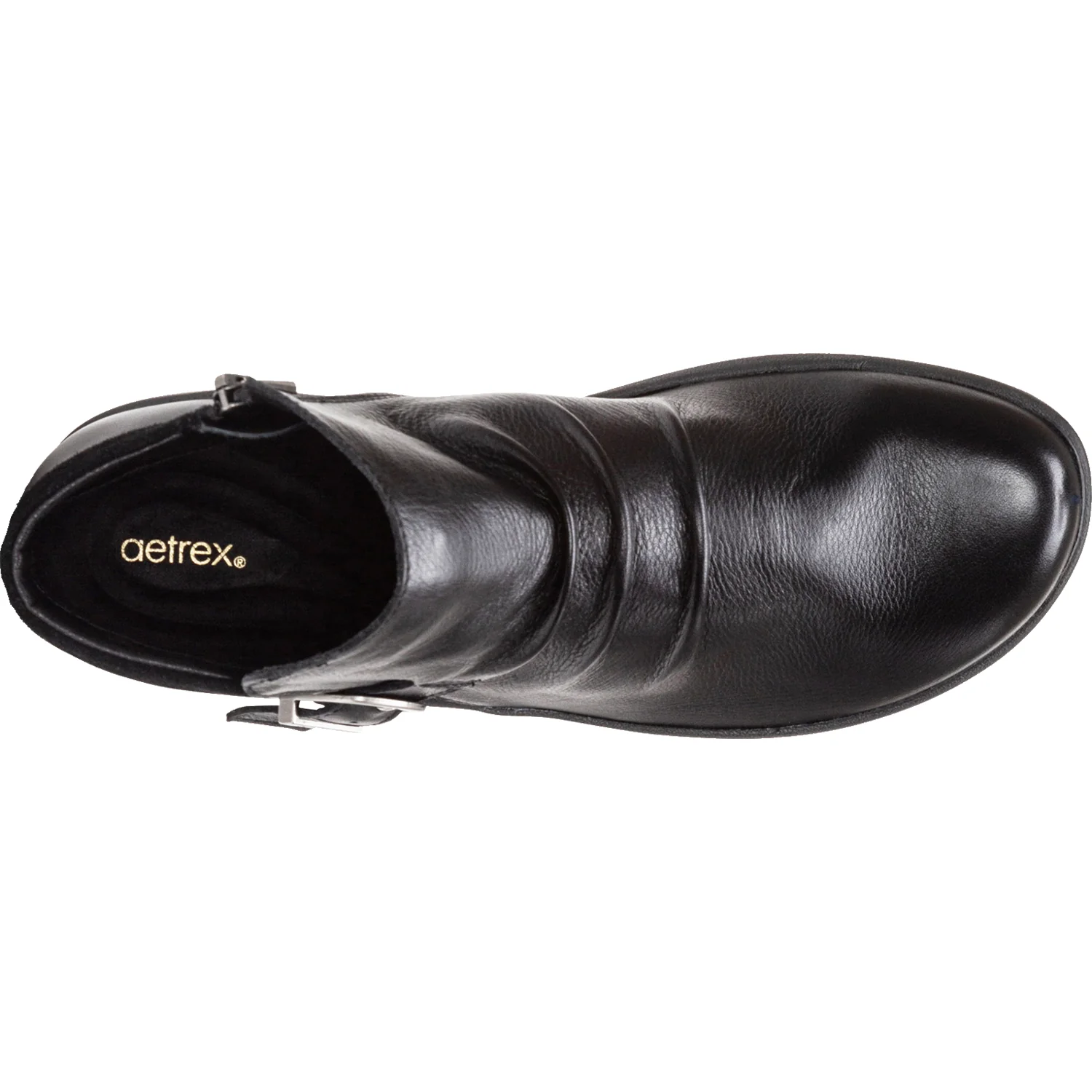 Aetrex Luna Women's Ankle Boots Black Leather - Image 2