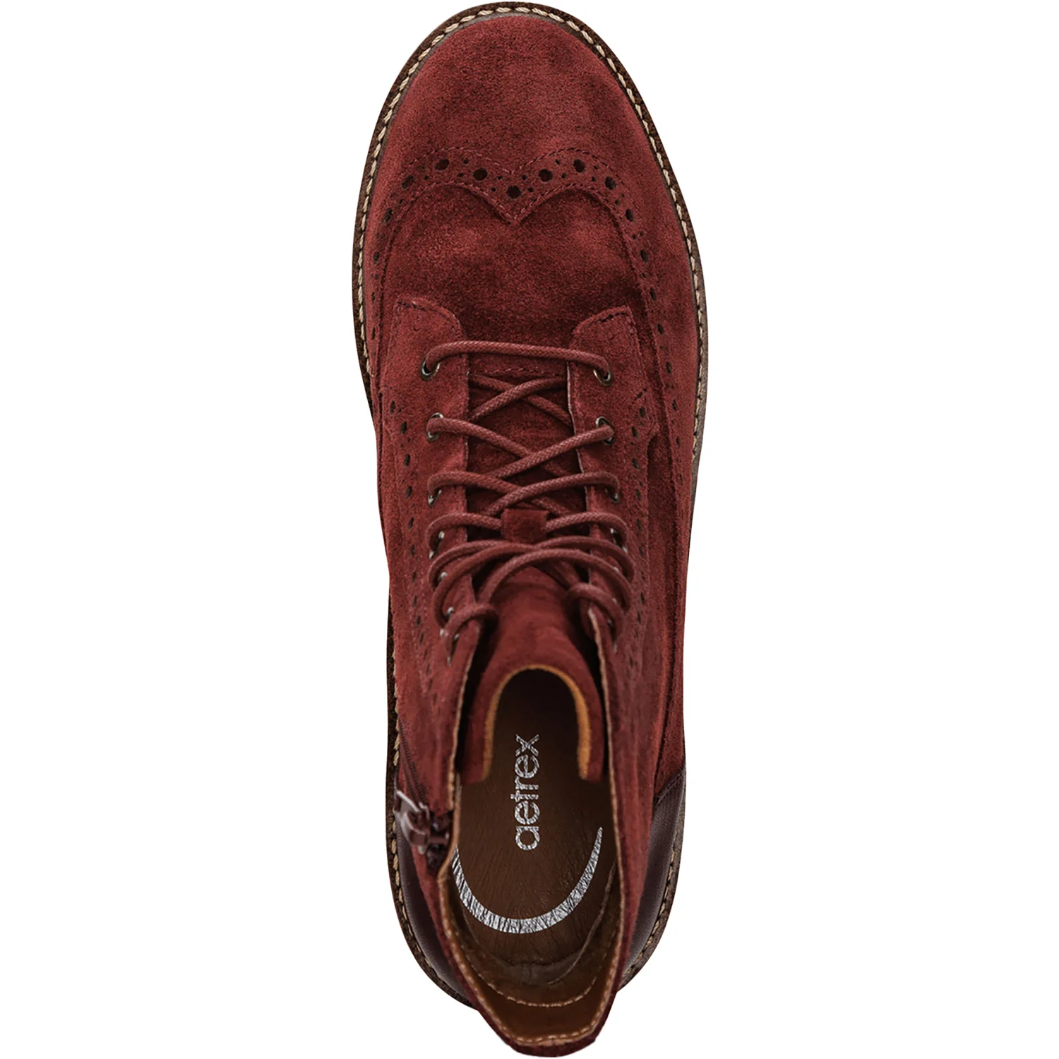 Aetrex Margot Women's Boots Dark Red Suede - Image 2