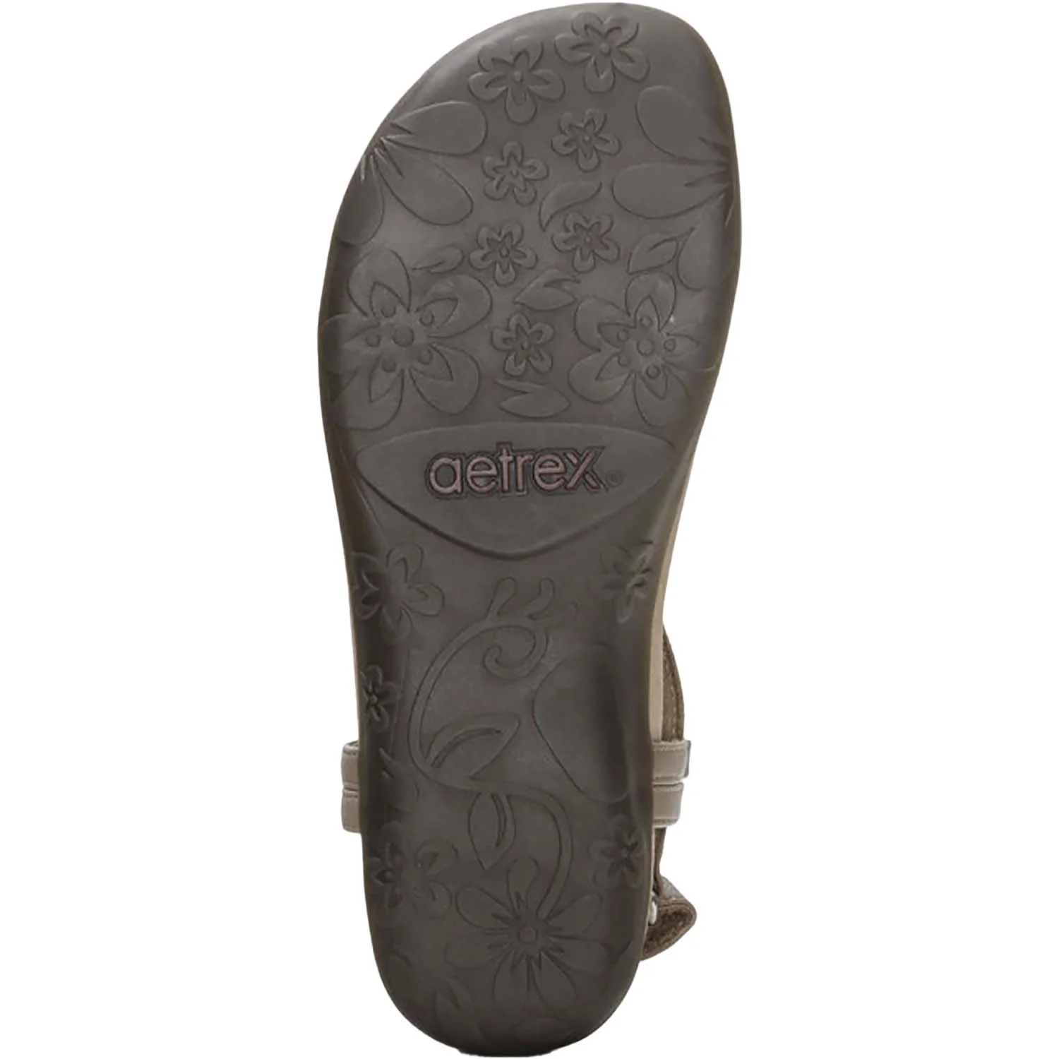 Aetrex Marni Women's Sandals Taupe With Embellishments Synthetic - Image 4