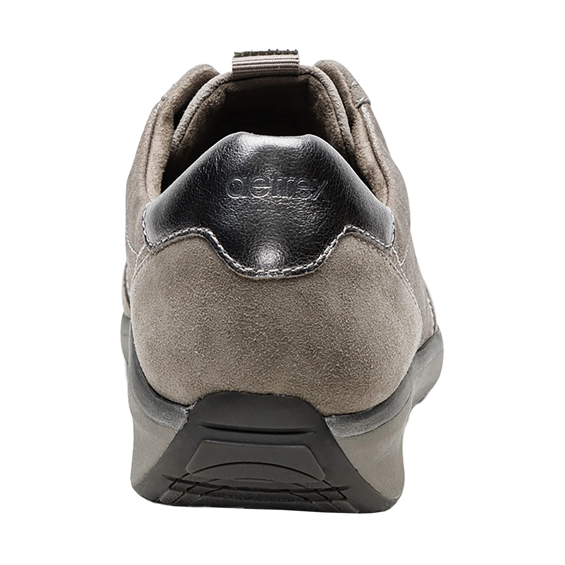 Aetrex Megan Women's Slip Ons Sporty Pewter Metallic Combi Leather - Image 4