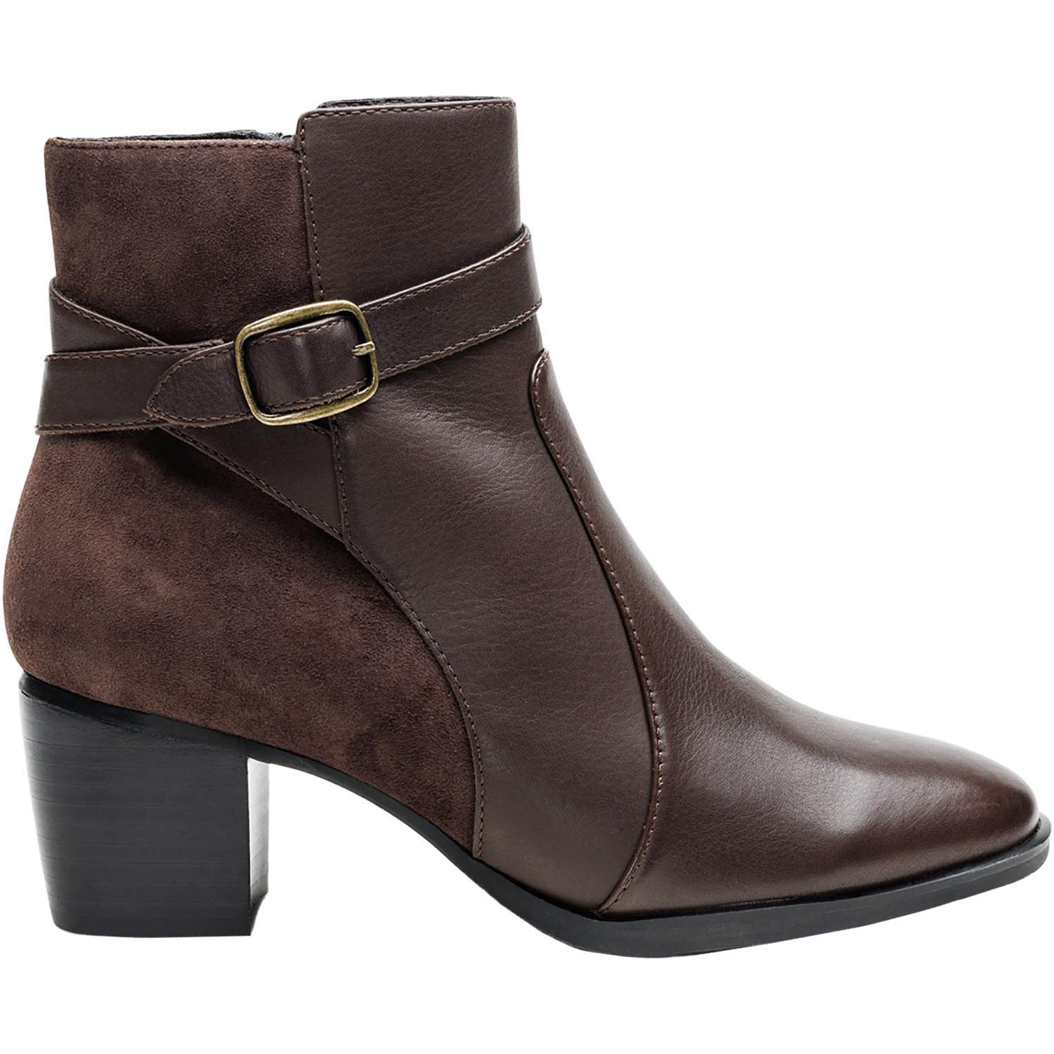 Aetrex Rebecca Women's Boots Dark Brown Leather/Suede Combi