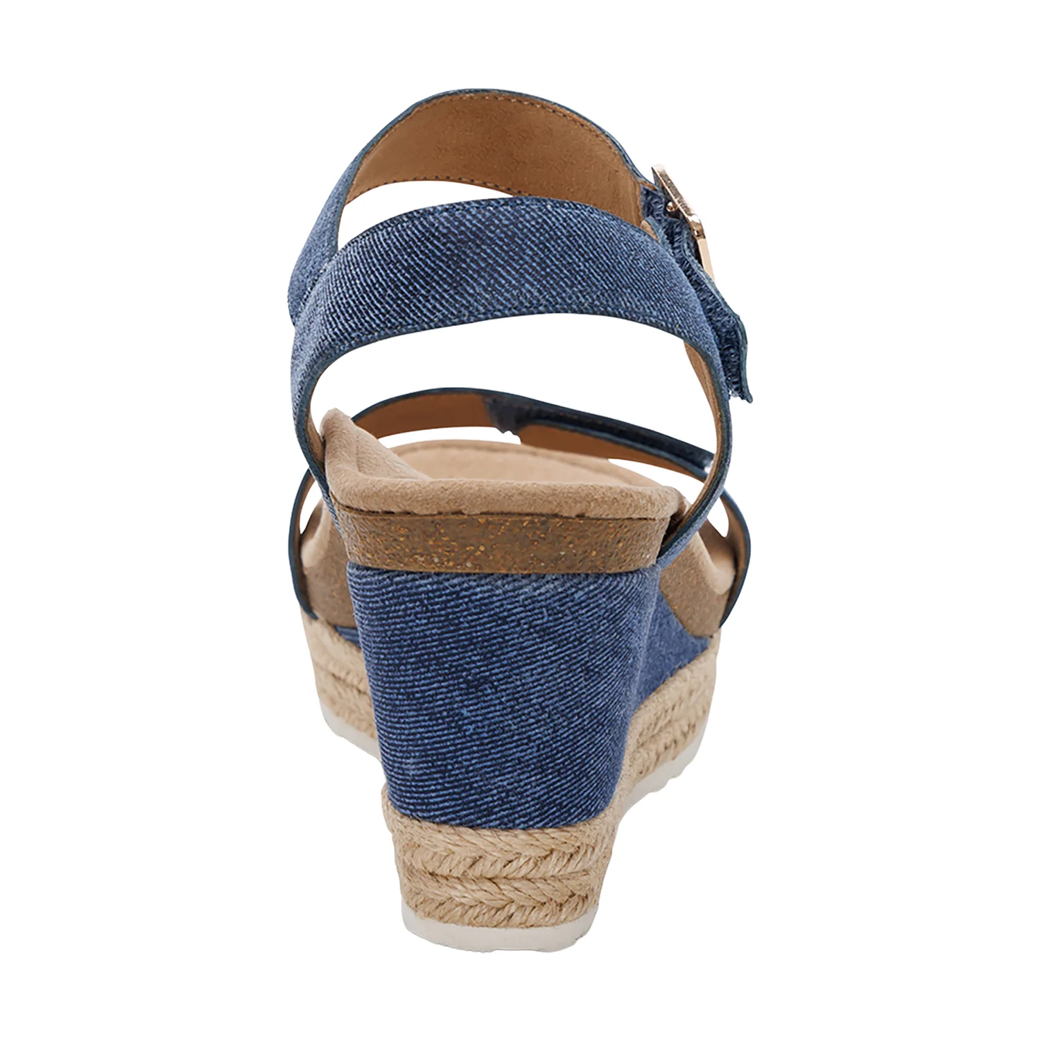 Aetrex Sydney Women's Wedge Sandals Denim - Image 7