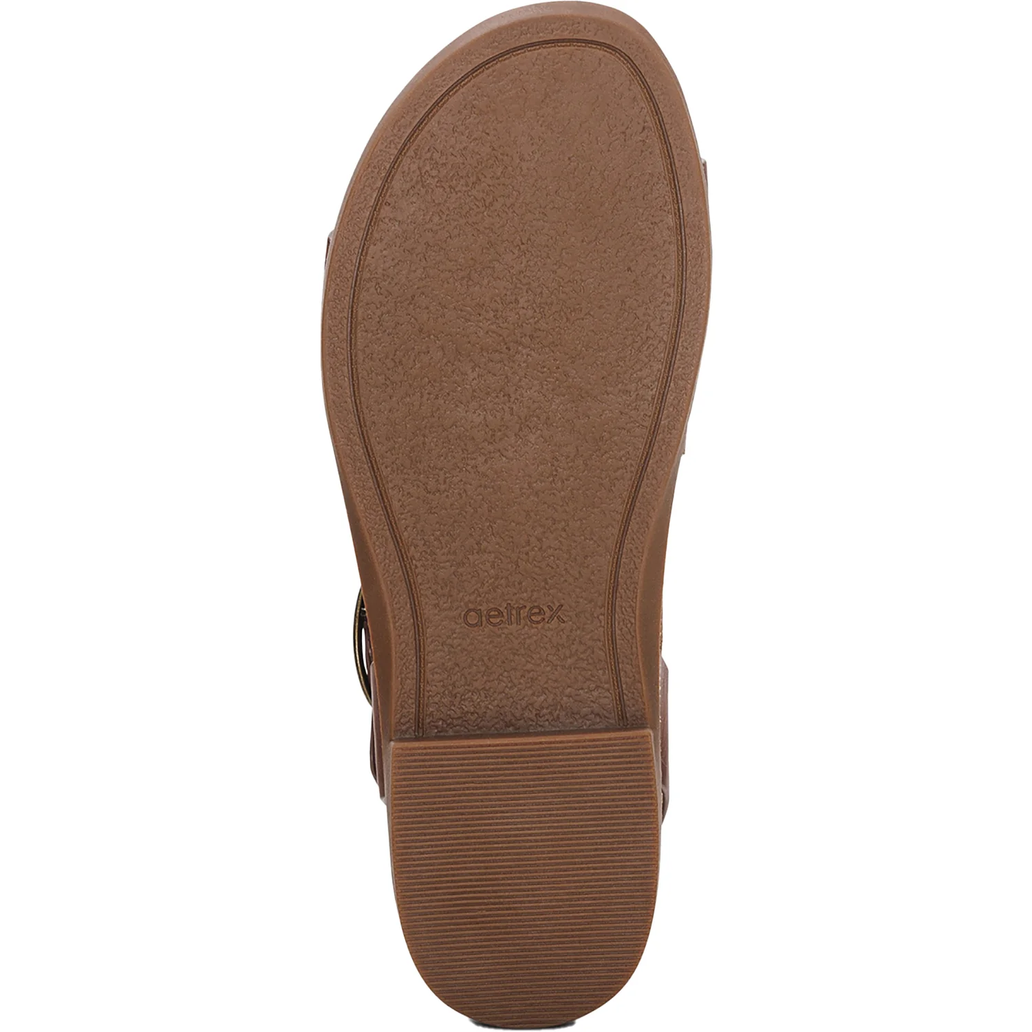 Aetrex Tamara Women's Sandals Walnut Leather - Image 4