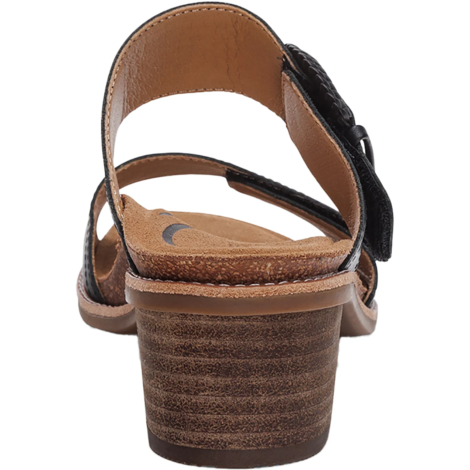 Aetrex Tatiana Women's Slide Sandals Black Leather - Image 7