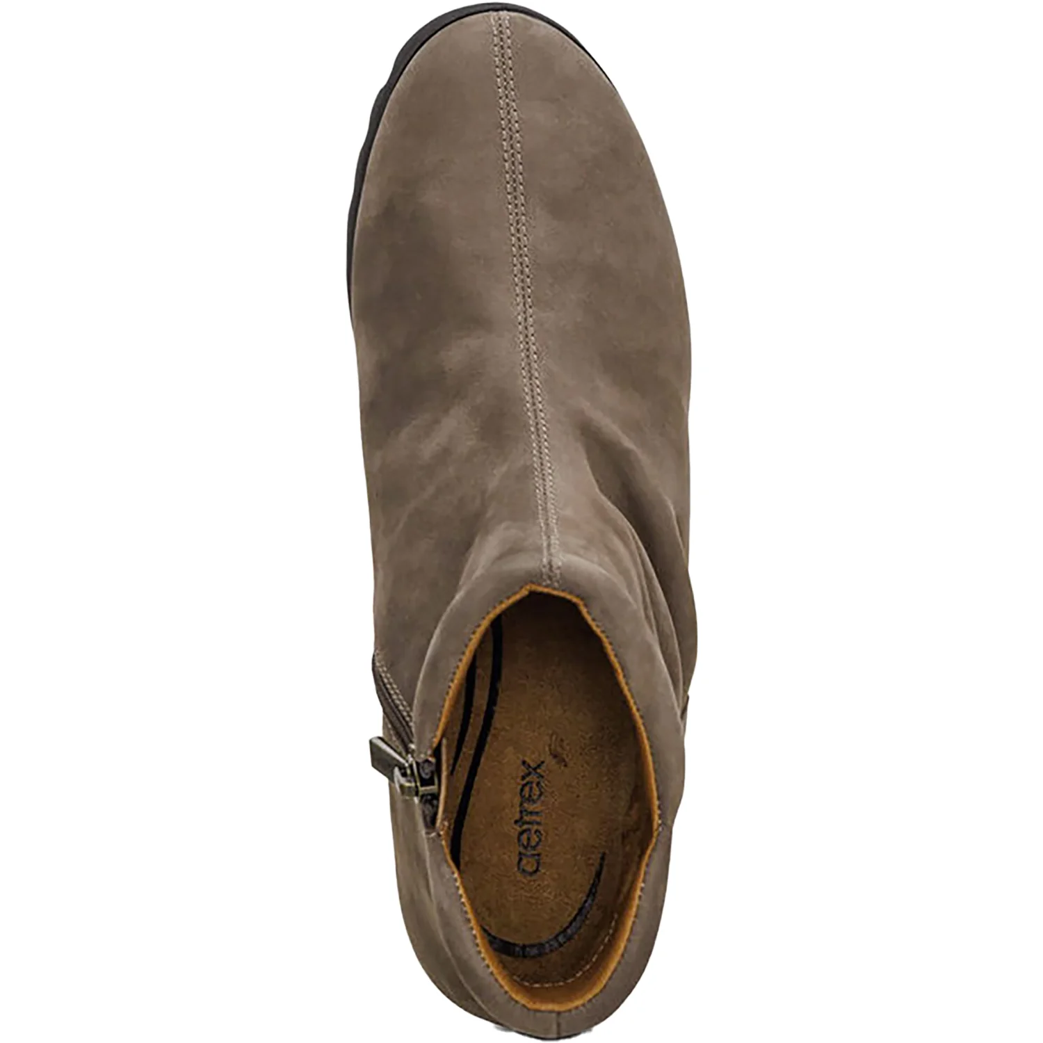 Aetrex Zoey Women's Boots Dark Taupe Nubuck - Image 2
