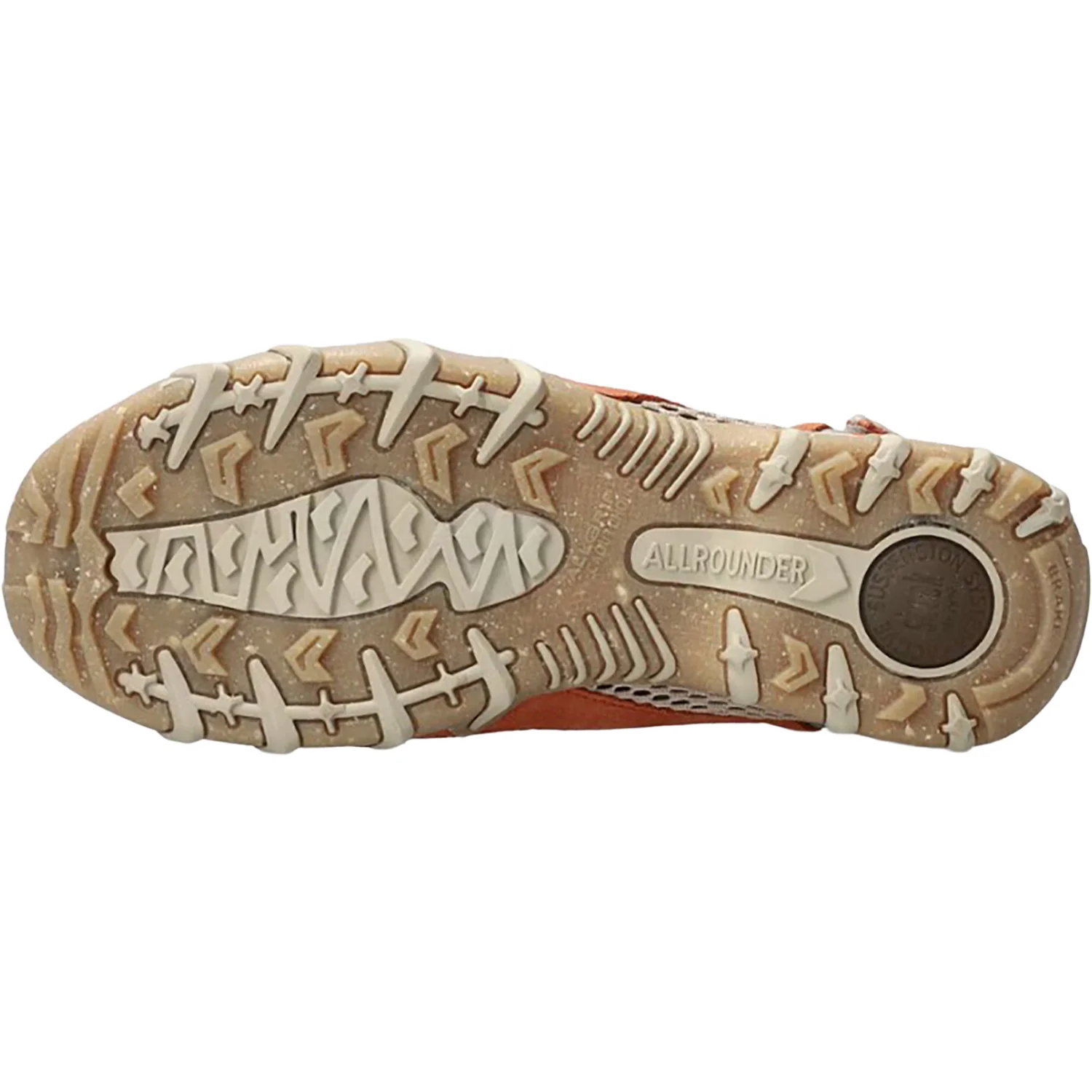 Allrounder by Mephisto Niro Women's Trail Hiking Shoes Caramello Suede/Mesh - Image 3