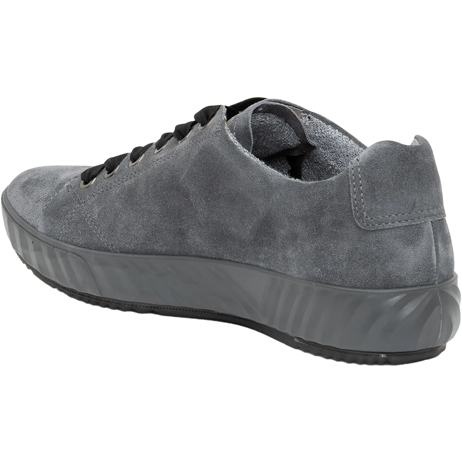 Ara Alexandria Women's Lace Up Shoes Sneakers Graphite Grey Suede - Image 4