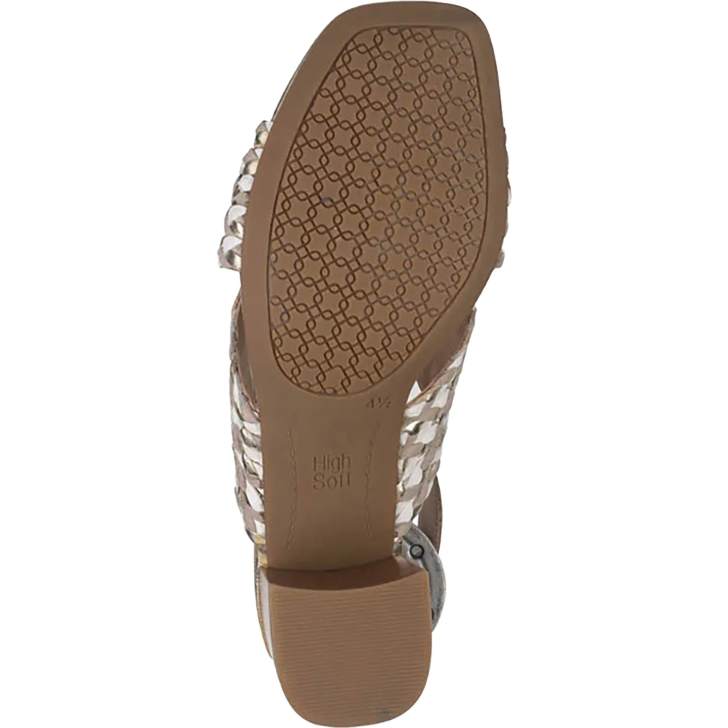 Ara Benson Women's Dress Sandals Cream Metallic Multi Leather - Image 4