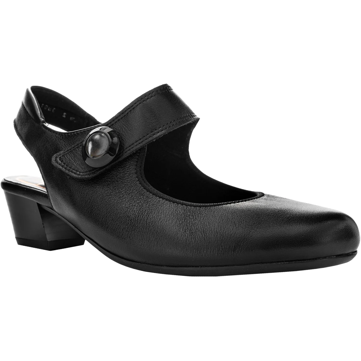 Ara Calico 2 Sling Women's Dress Heels Black Calf Leather - Image 5