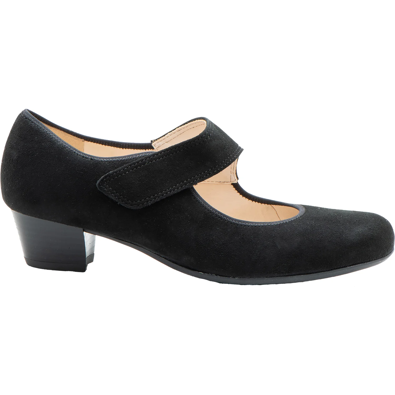 Ara Calico II Women's Mary Jane Dress Black Kid Suede