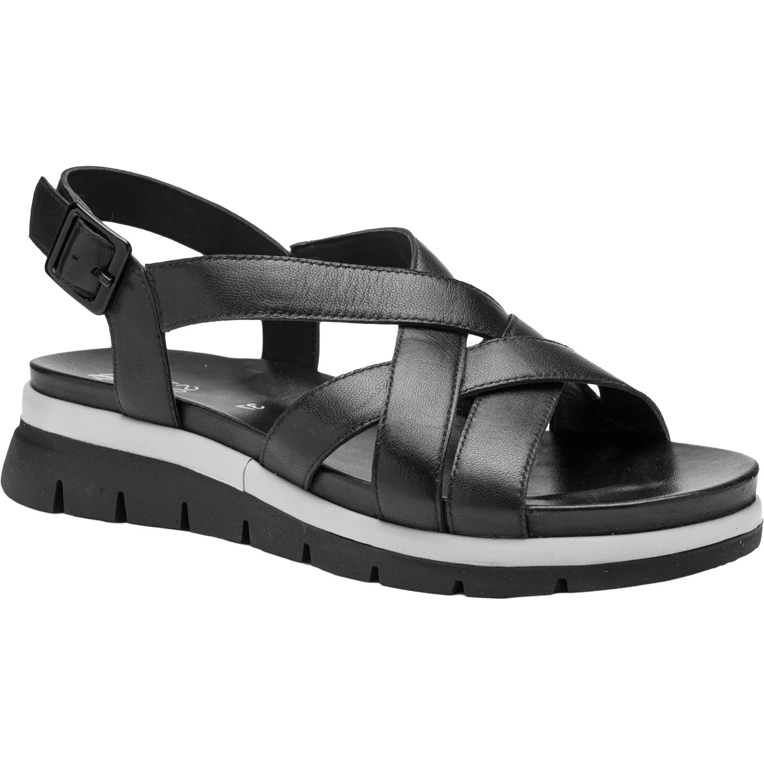 Ara Clearwater Women's Sandals Black Calf Leather - Image 5
