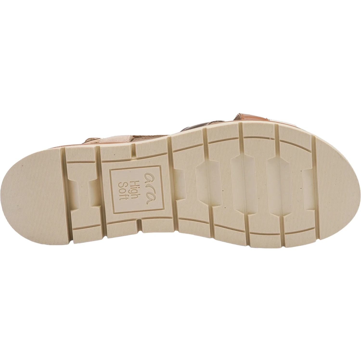 Ara Clearwater Women's Sandals Cream/Mousse/Mocca Calf/Shell Suede - Image 4