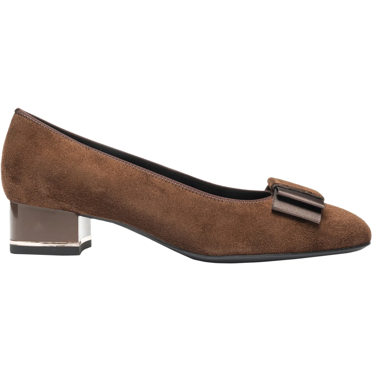 Ara Garnet Women's Dress Heels Mocca Suede/Metallic