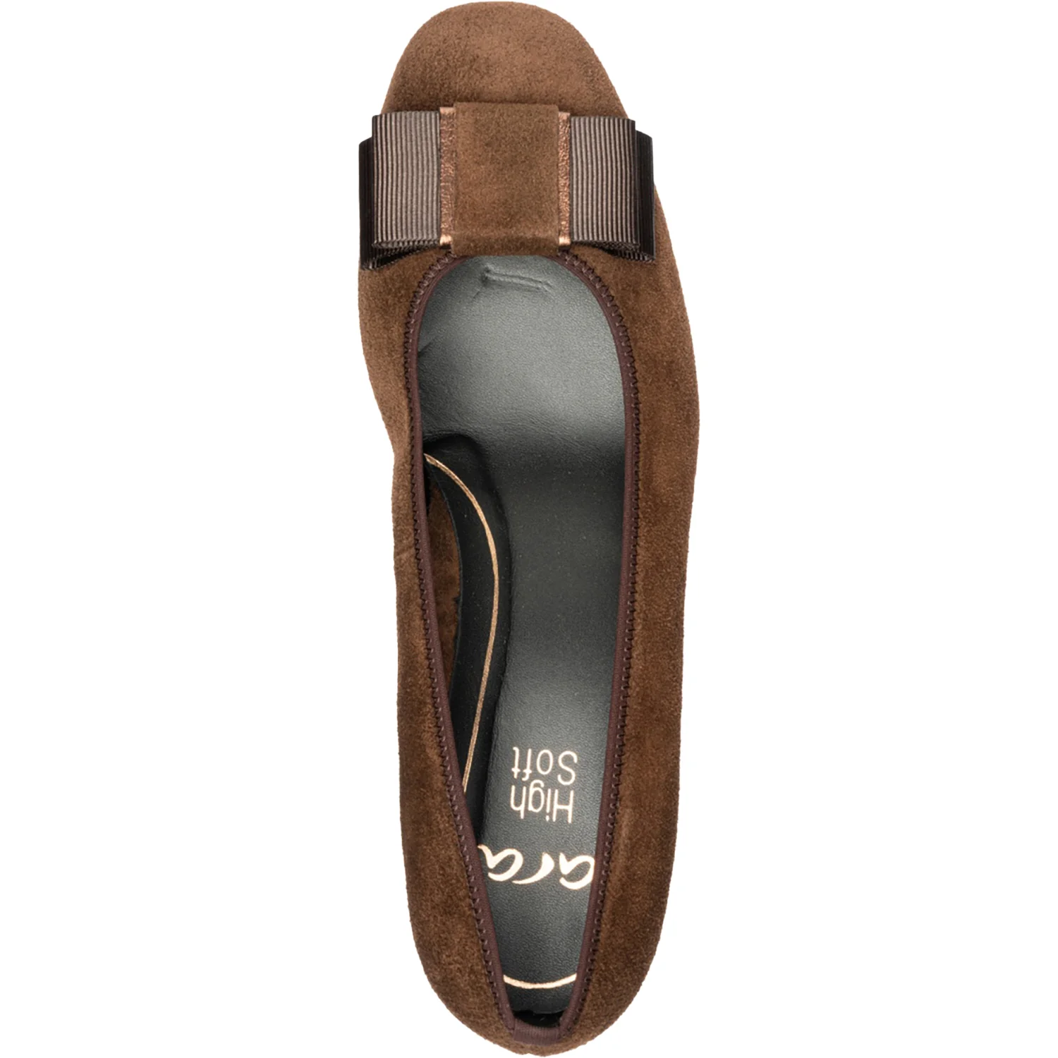 Ara Garnet Women's Dress Heels Mocca Suede/Metallic - Image 2