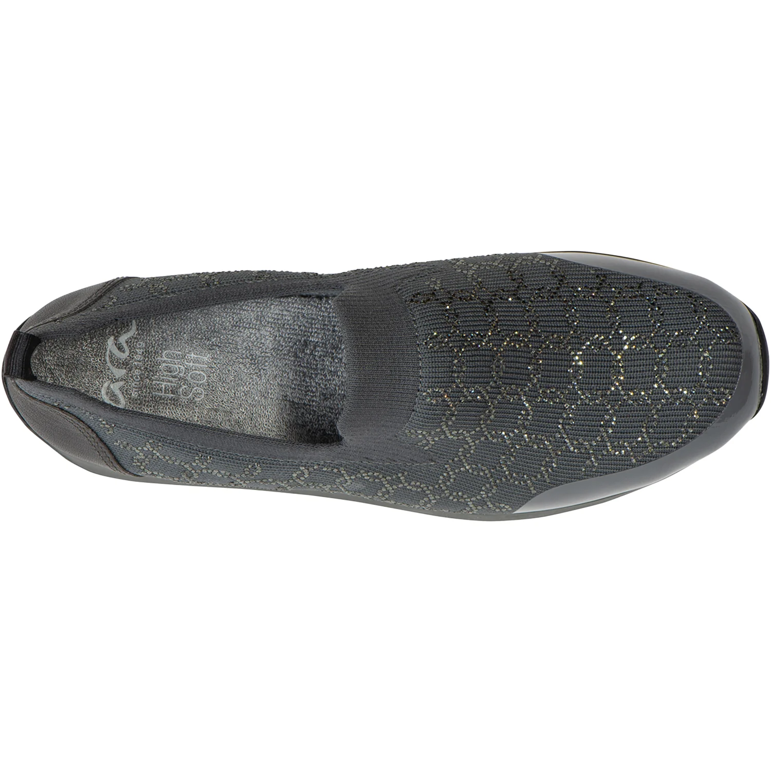 Ara Layton II Women's Slip Ons Graphite Wovenstretch - Image 2