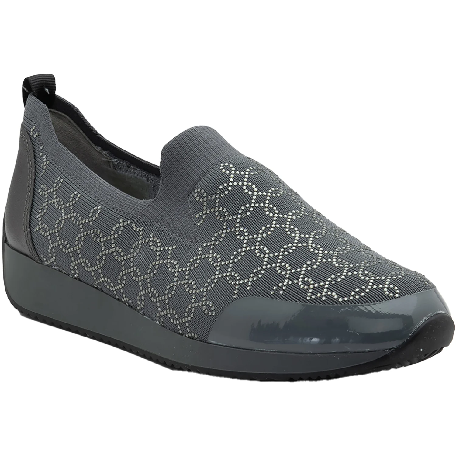 Ara Layton II Women's Slip Ons Graphite Wovenstretch - Image 4