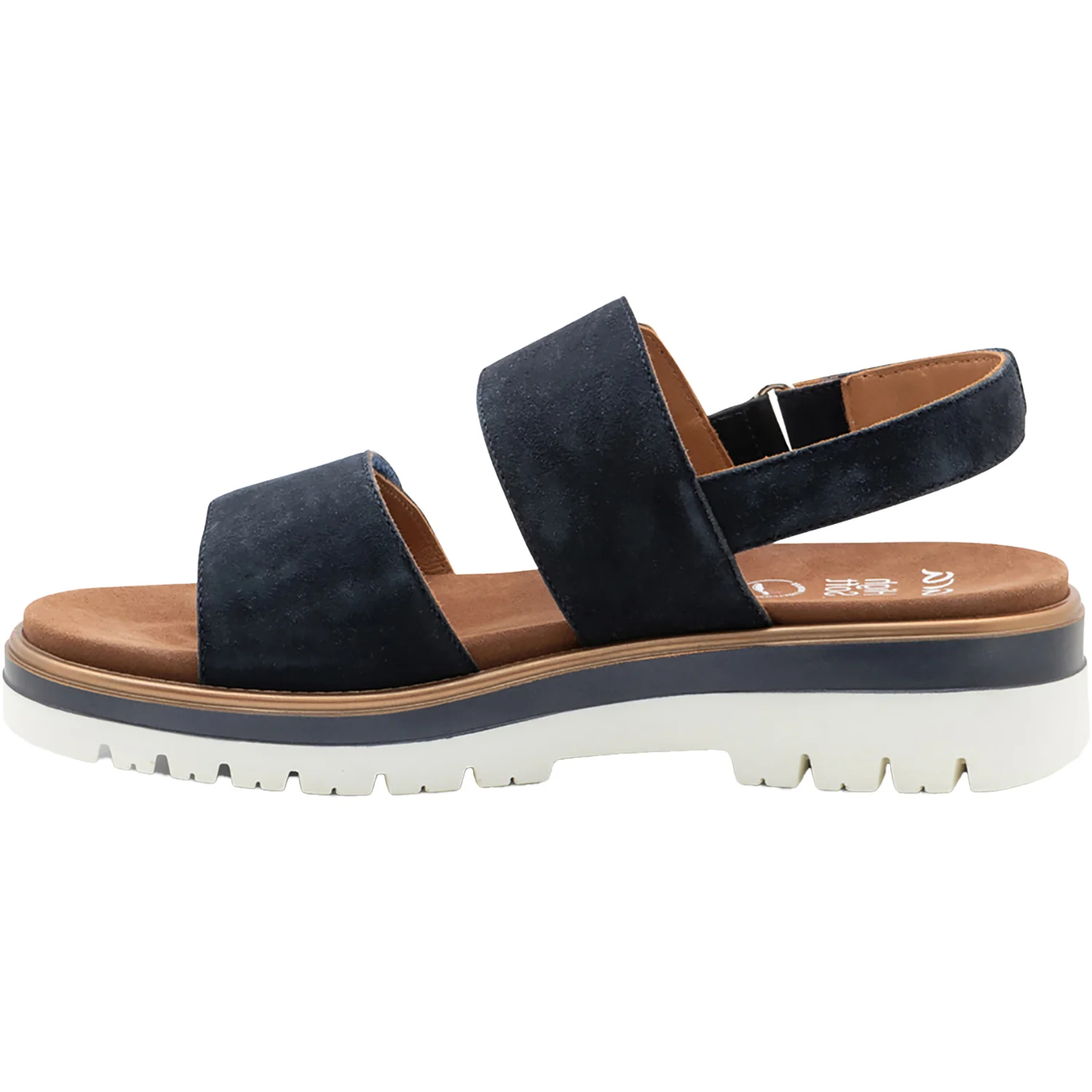 Ara Marbella Women's Sandals Navy Kid Suede - Image 3