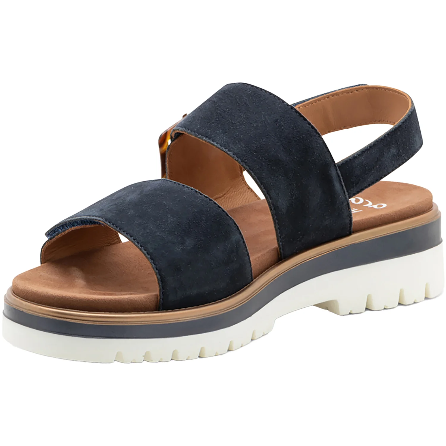 Ara Marbella Women's Sandals Navy Kid Suede - Image 5