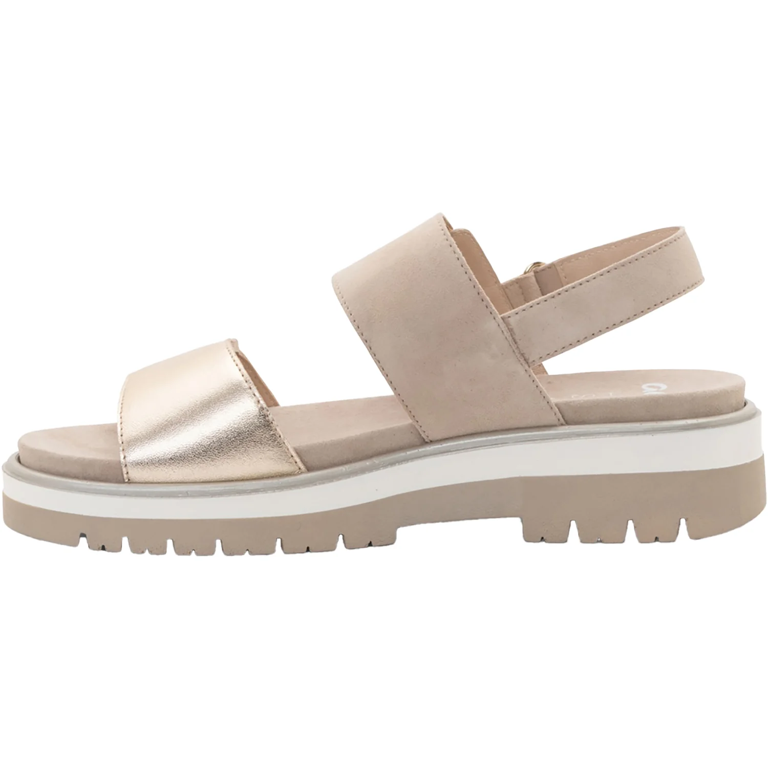 Ara Marbella Women's Sandals Sand Metallic Leather - Image 3