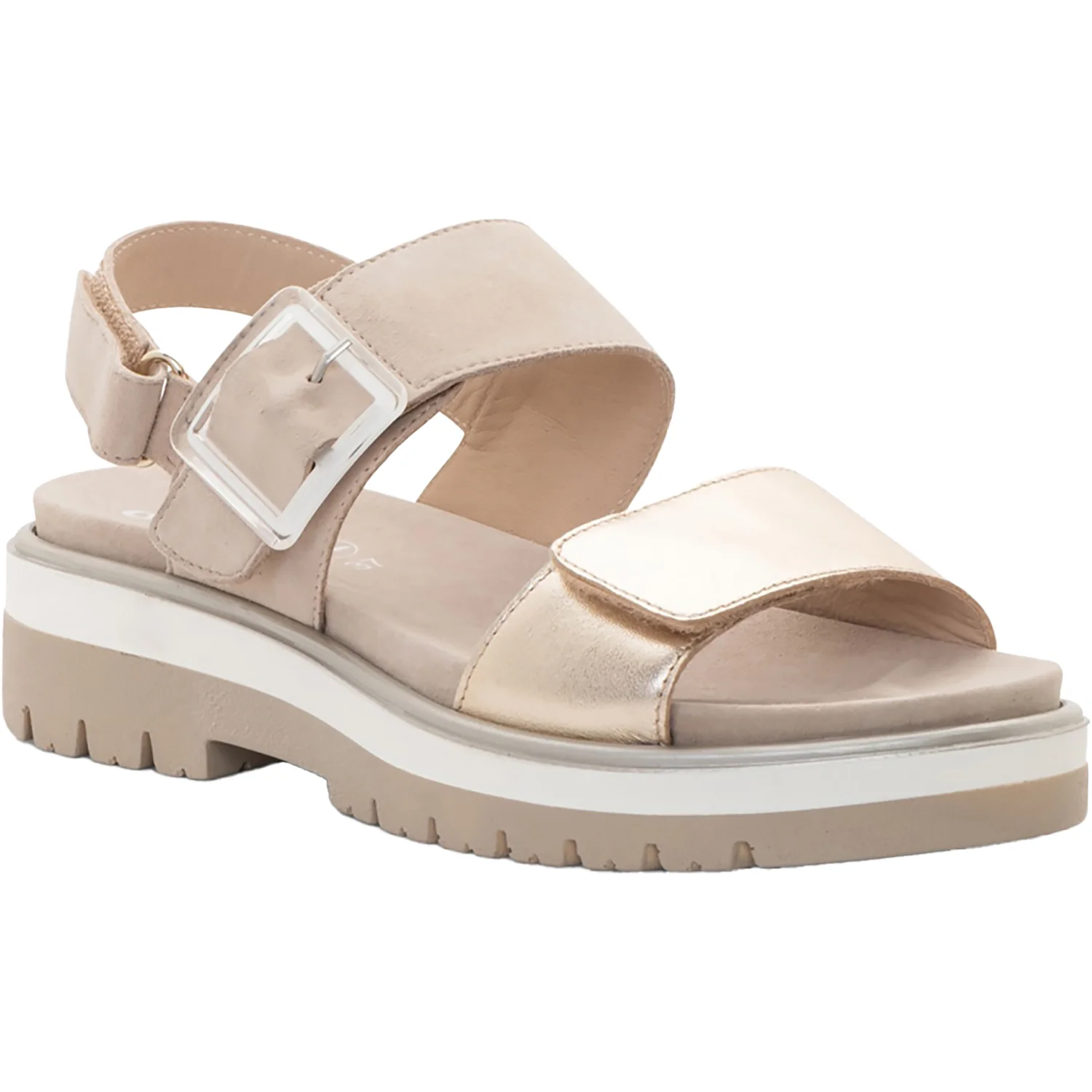 Ara Marbella Women's Sandals Sand Metallic Leather - Image 5
