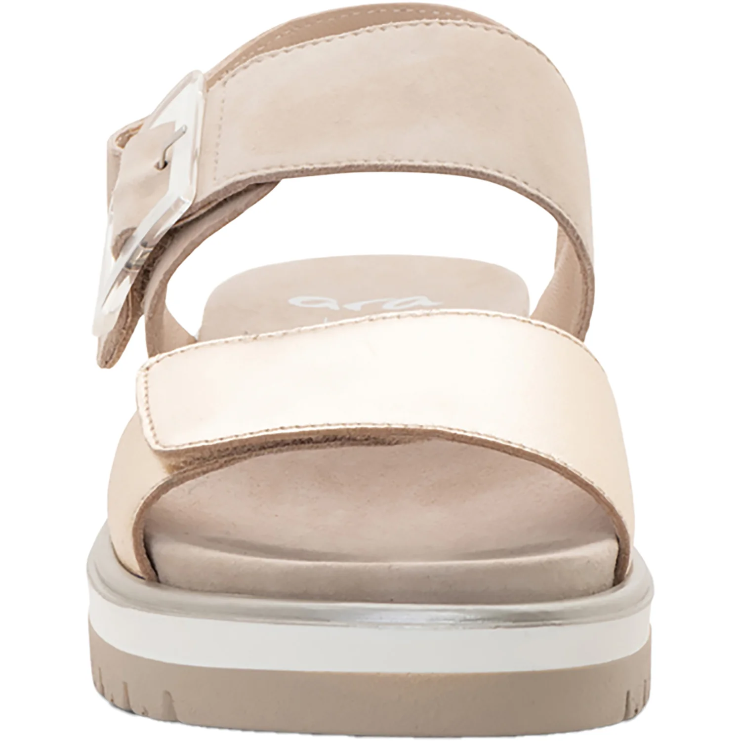 Ara Marbella Women's Sandals Sand Metallic Leather - Image 7