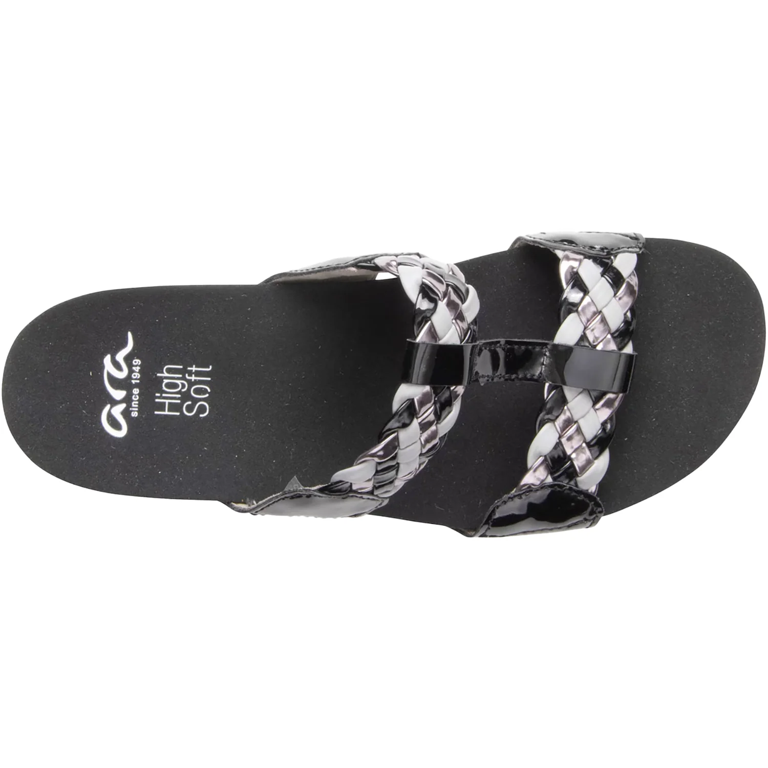Ara Nashville Women's Sandals Black Leather - Image 2