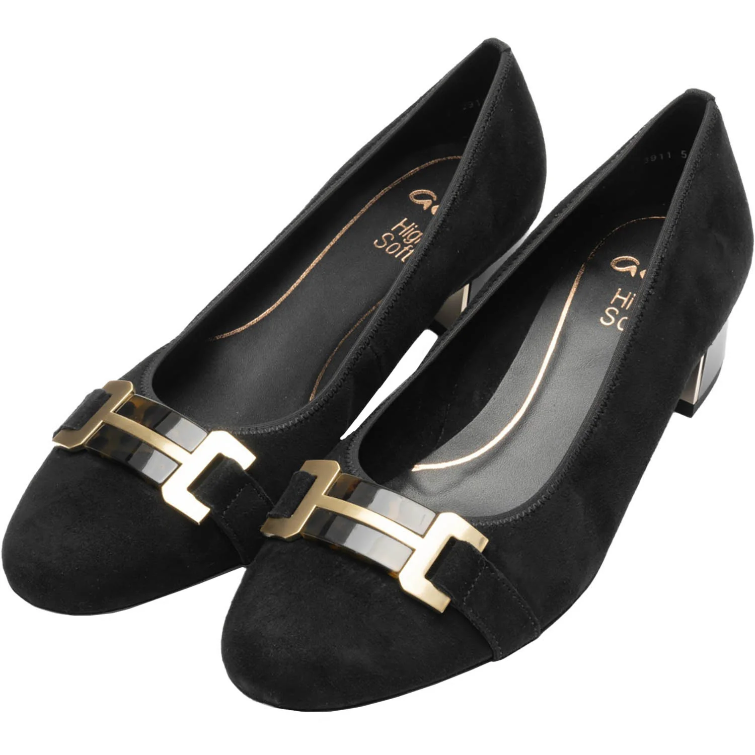 Ara Nebula Women's Dress Heels Black Kid Suede - Image 3