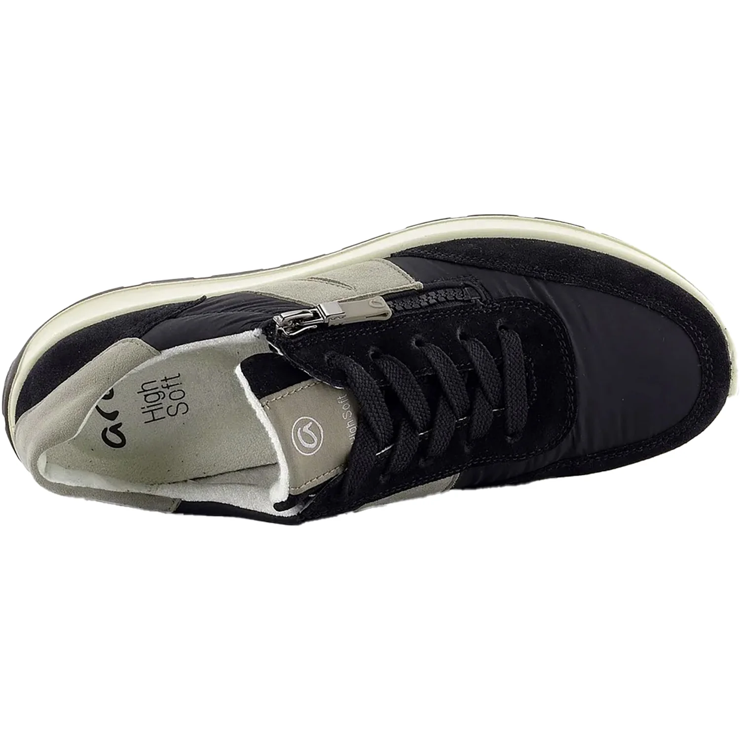 Ara Nerine Women's Shoes Black/Moon Suede - Image 2